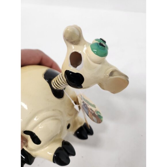 Vintage Exhart Phatzos Cow Wobbler Bobblehead Figurine Tim Twinkler Collection - Picture 6 of 10